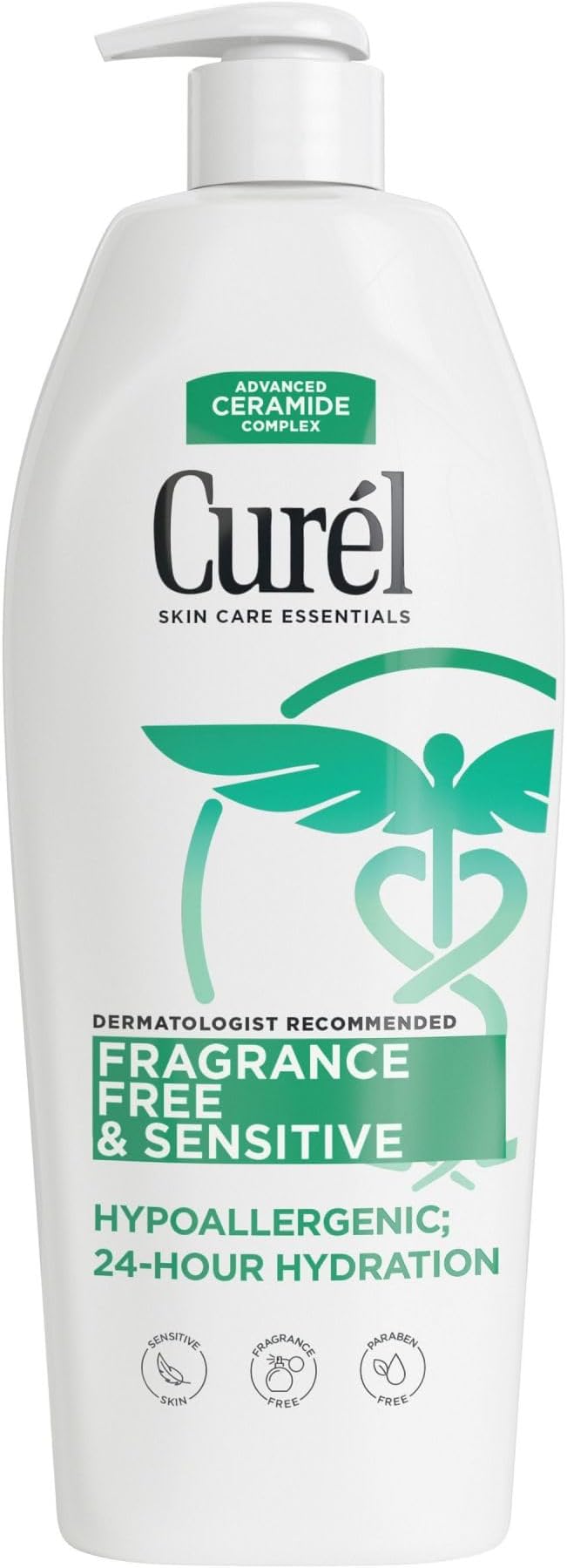 Fragrance Free Comforting Body Lotion, Body and Hand Moisturizer for Dry, Sensitive Skin, 13 Ounce, with Advanced Ceramide Complex, Repairs Moisture Barrier
