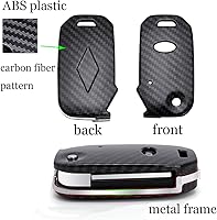 Vista 3 de ontto Funda para llavero de Kia con llave abatible Elegante Funda para llave negra