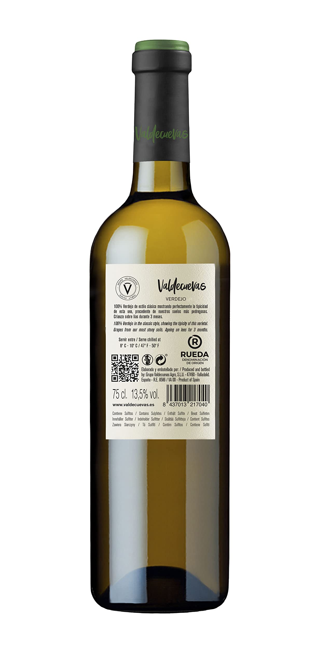Valdecuevas Verdejo D.O Rueda Vino Blanco Caja WEB de 6 Botellas 75 cl