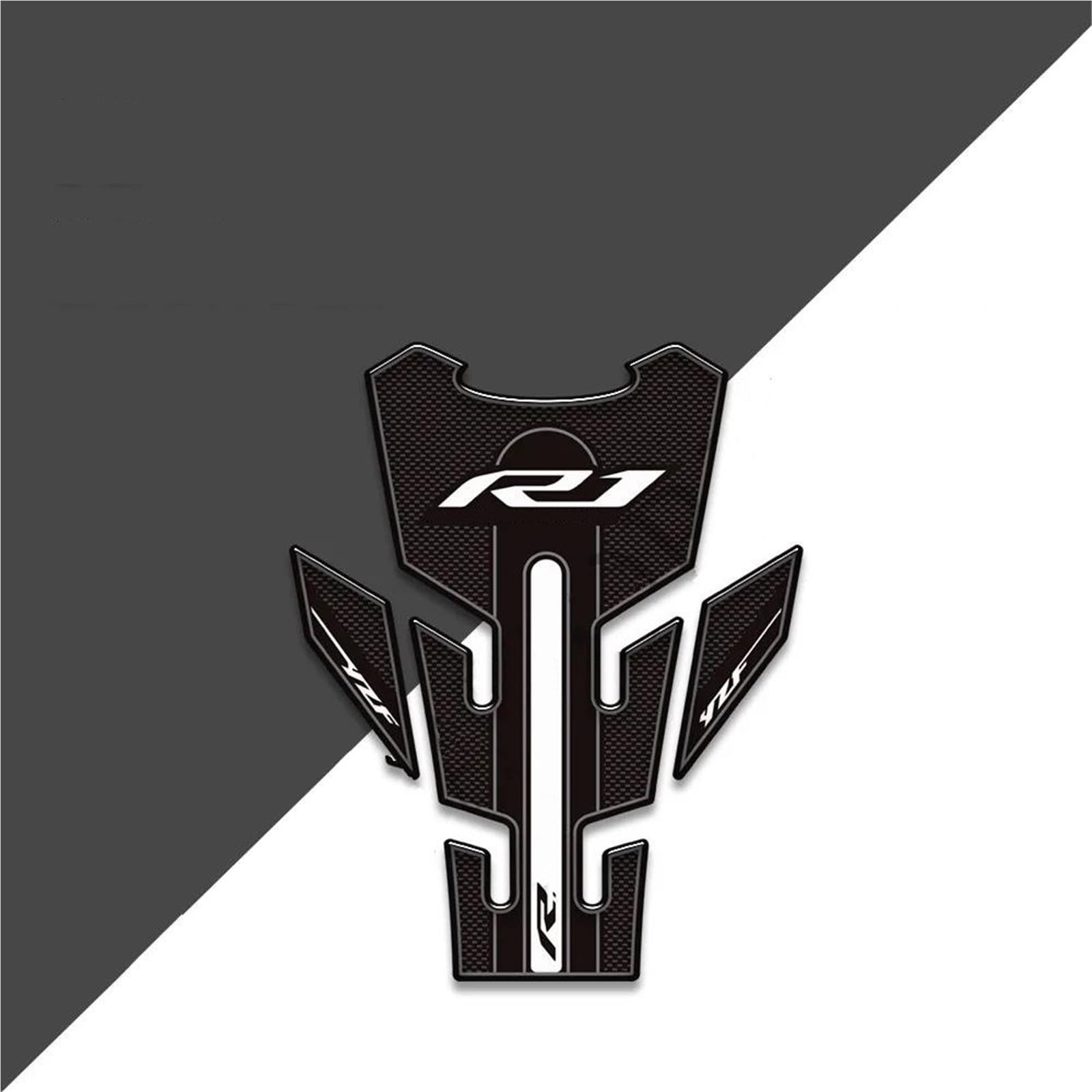 Motorbike Stickers Motorcycle Fuel Tank Sticker for YZF-R1 YZF R1 YZFR1 Gas Decal Decoration Stickers Traction Pad Fuel Tank Protection Pads(Color3)