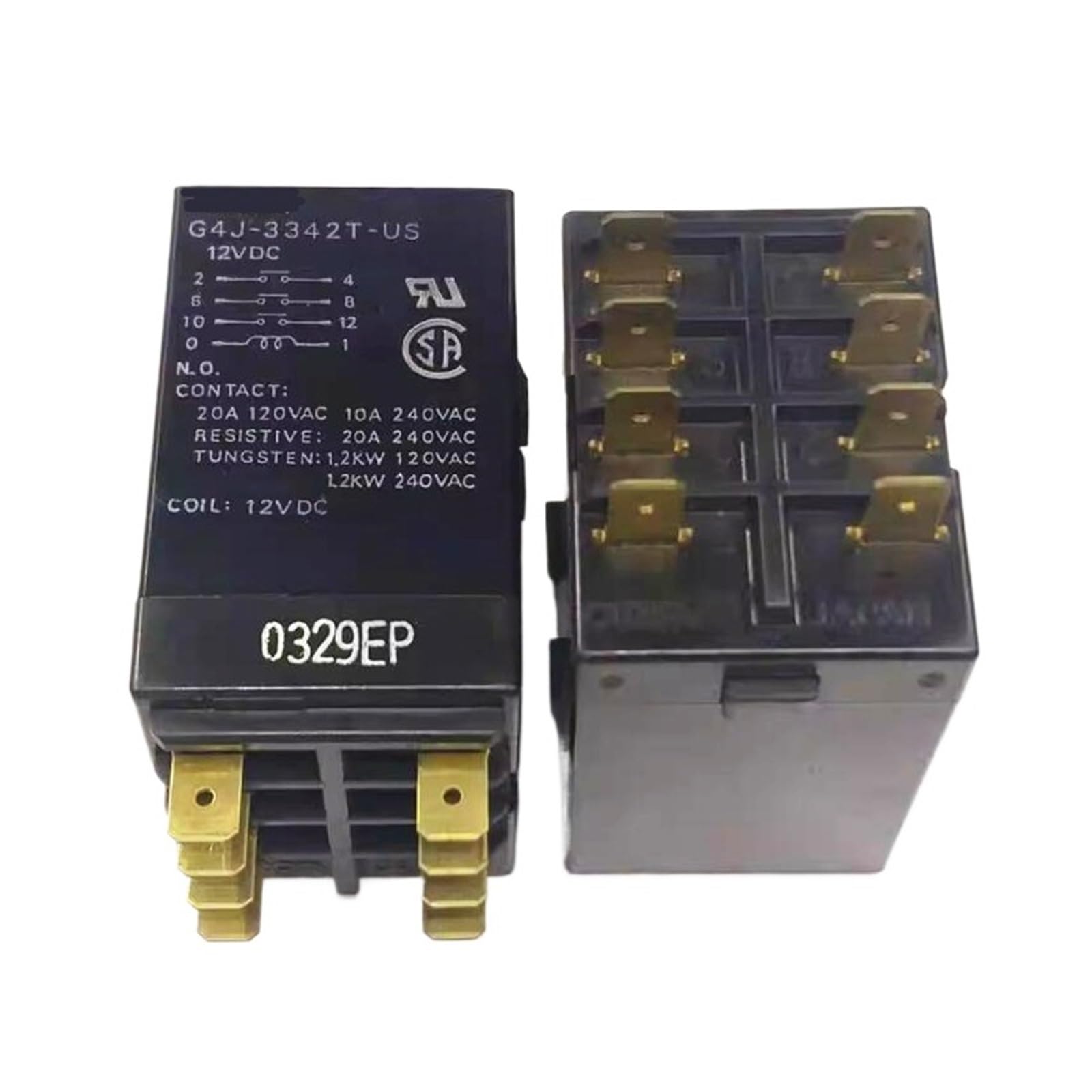 Relais 12V G4J-3342T-US de 8PIN pour une commutation électrique stable