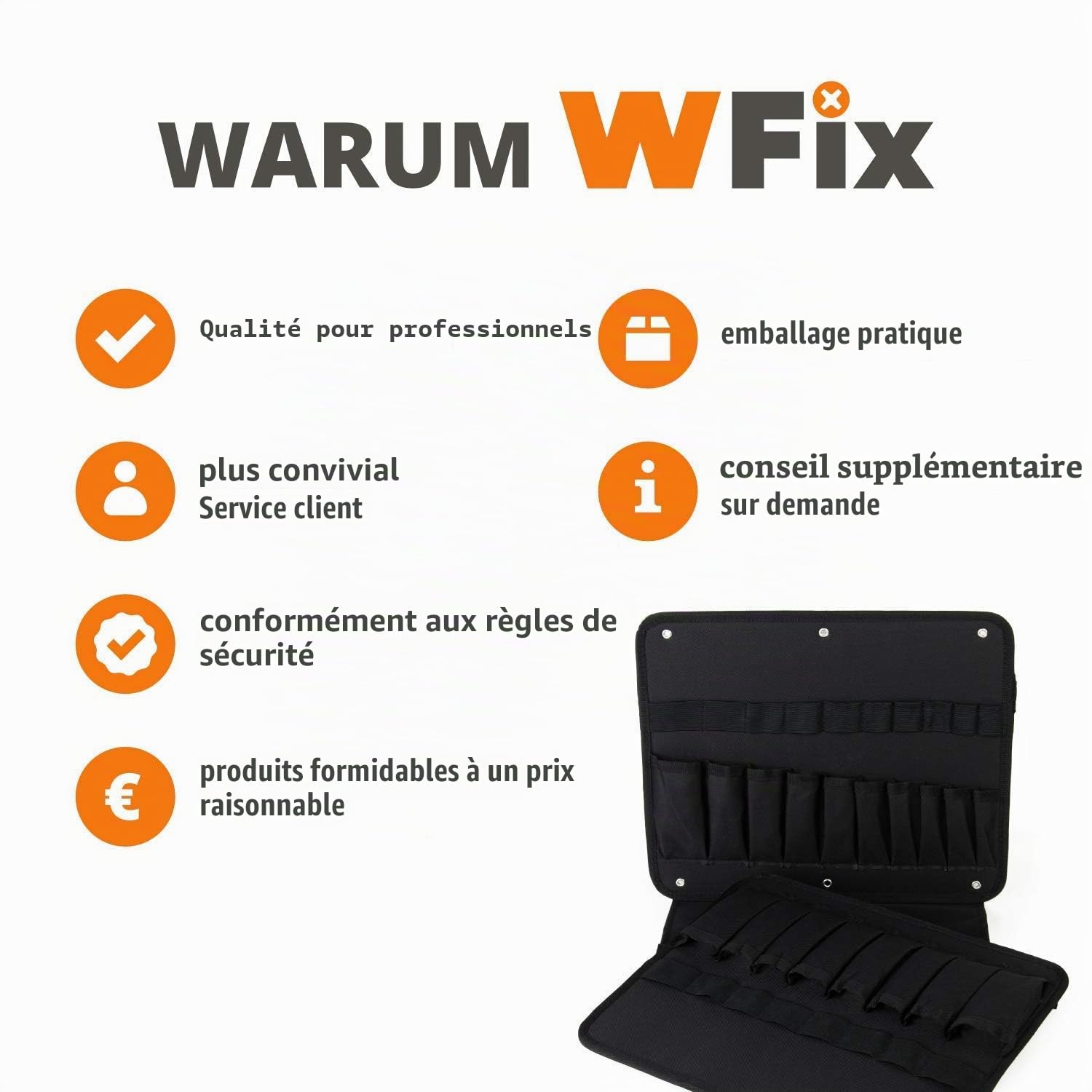 WFix Sortimo Outils Carte Rengement idéal pour L BOXX | 2 pièces et 3 pages utilisables | Convient à tous les Sortimo L-BOXX | Insert de Couvercle
