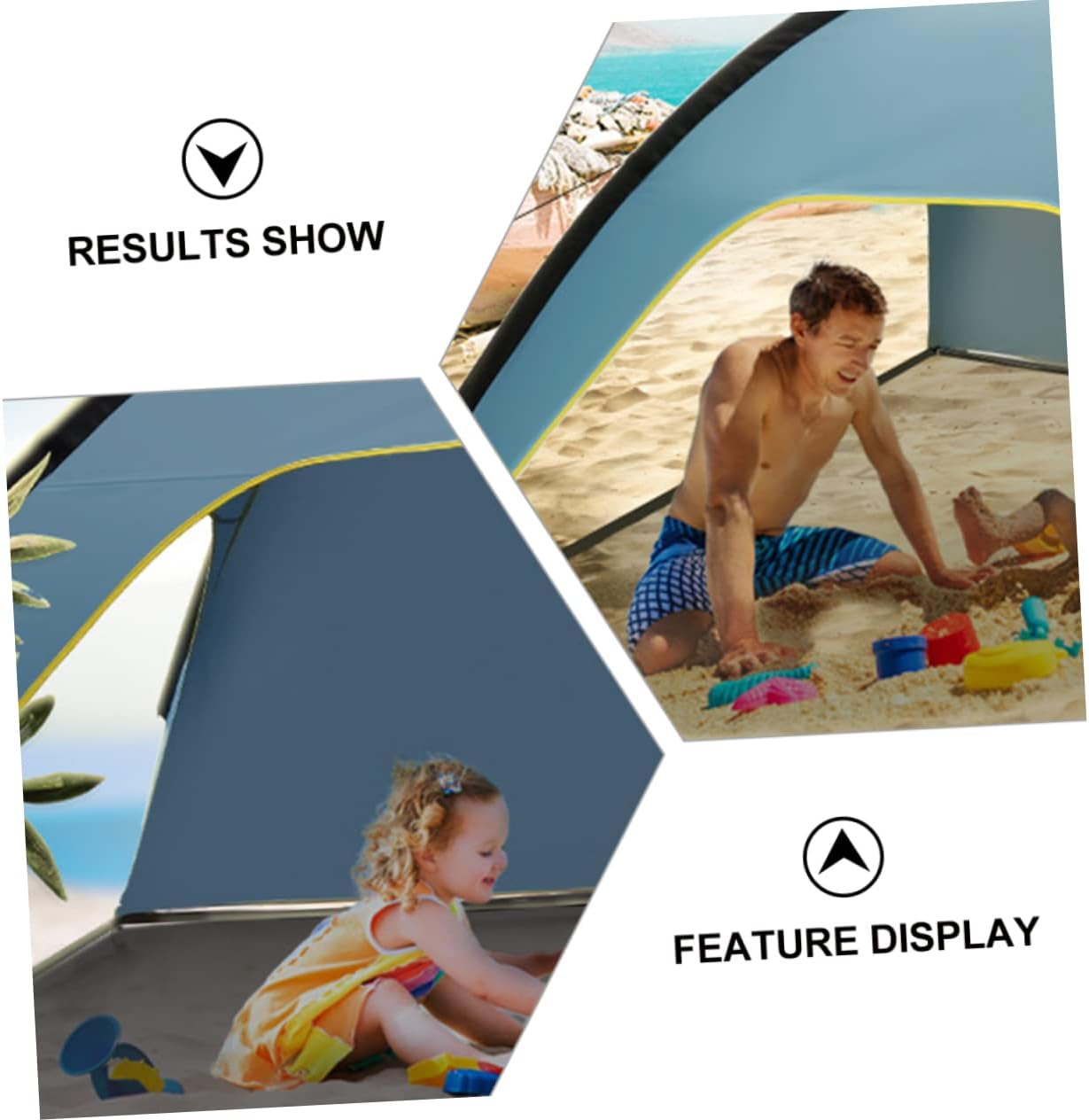 Camping Tent Quick Setup Ventilated Spacious Outdoor Canopy Sunscreen Rainproof Tent