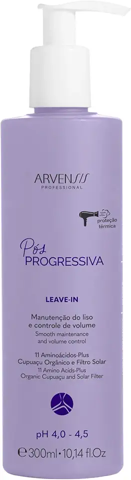 Arvensis – Leave-in Pós Progressiva 300ml | Proteção, Disciplina e Brilho para Cabelos Alisados