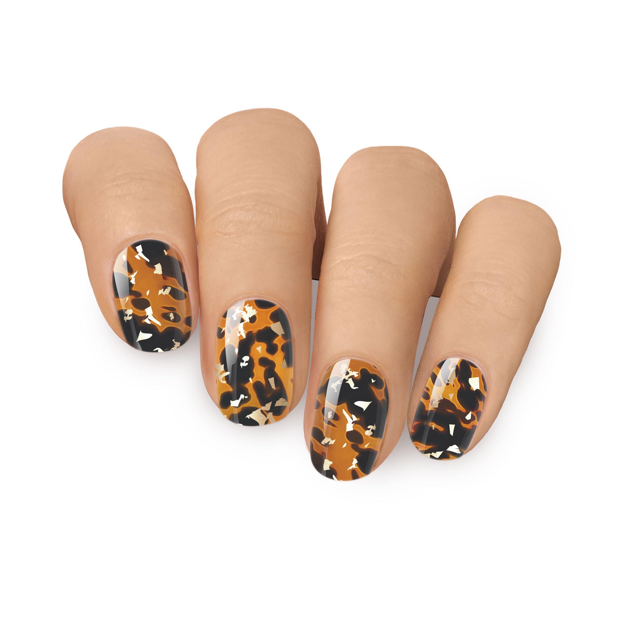 MOYOU LONDON Semi Cured Gel Nail Strips - 20 Pcs. Nail Wraps for Salon-Quality Manicure - Works with Any UV Nail Lamp - Easy to Apply, Trim, & Remove Gel Nail Stickers - Image 2