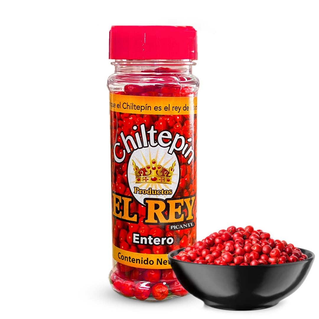 Chiltepin Peppers, 1oz (30g) - Dried Whole from Sinaloa, Mexico by Chiltepin El Rey