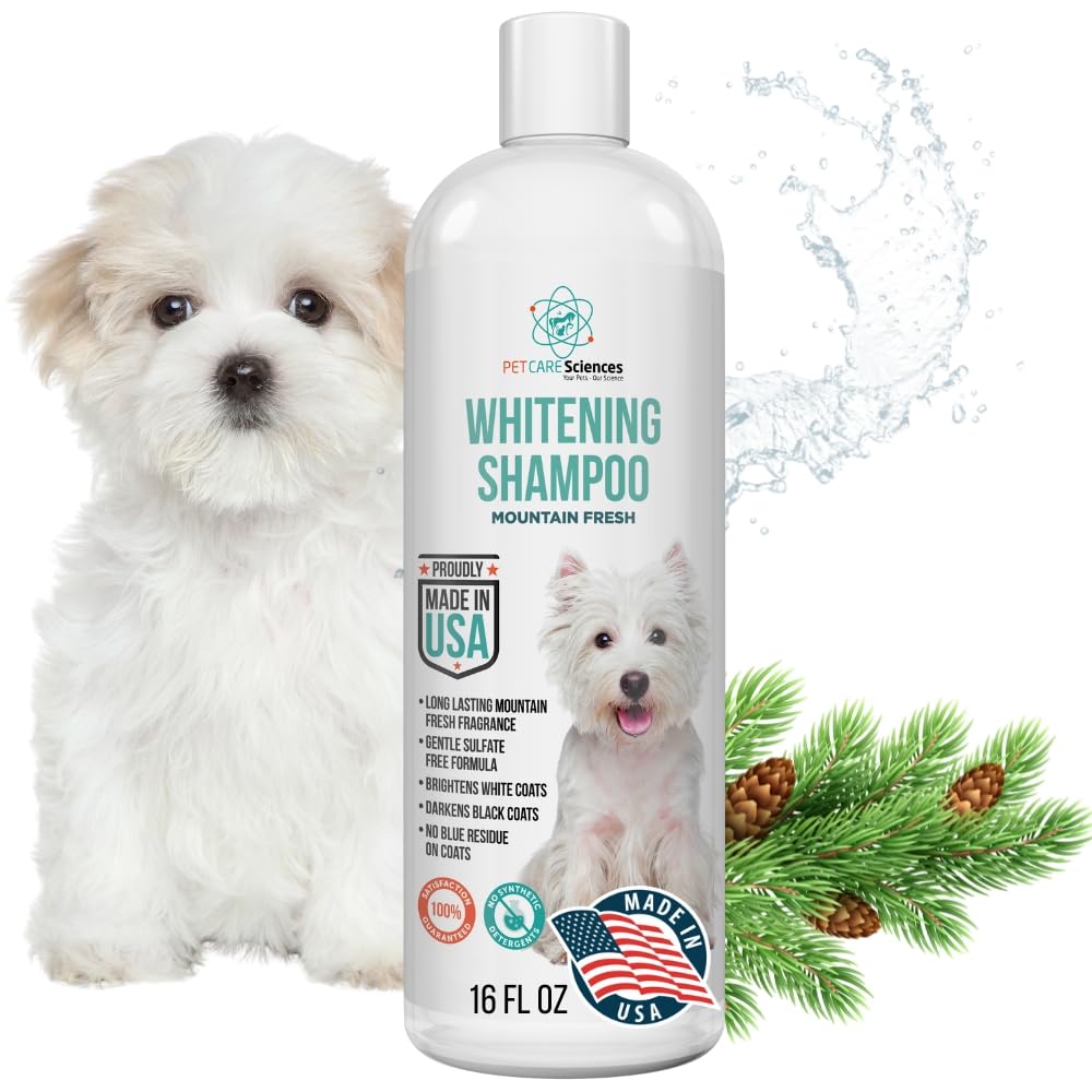 PET CARE Sciences Whitening Shampoo for White Dogs