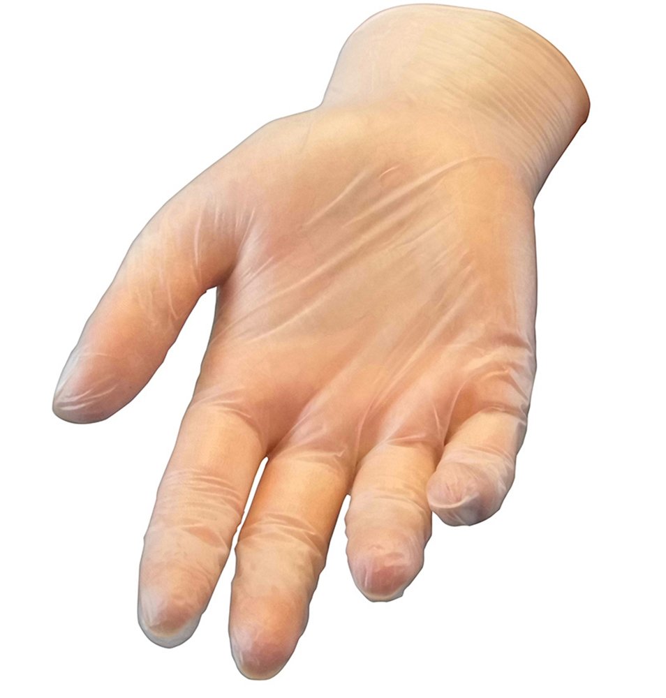 NRS Healthcare Large Powder-Free Vinyl Gloves