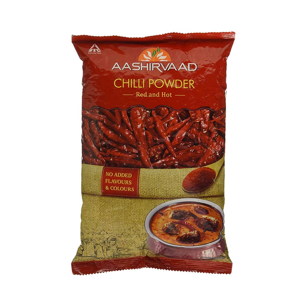 AASHIRVAADChilli Powder, 200g Pack, Red Hot Chilli Powder with No Added Flavours and Colours