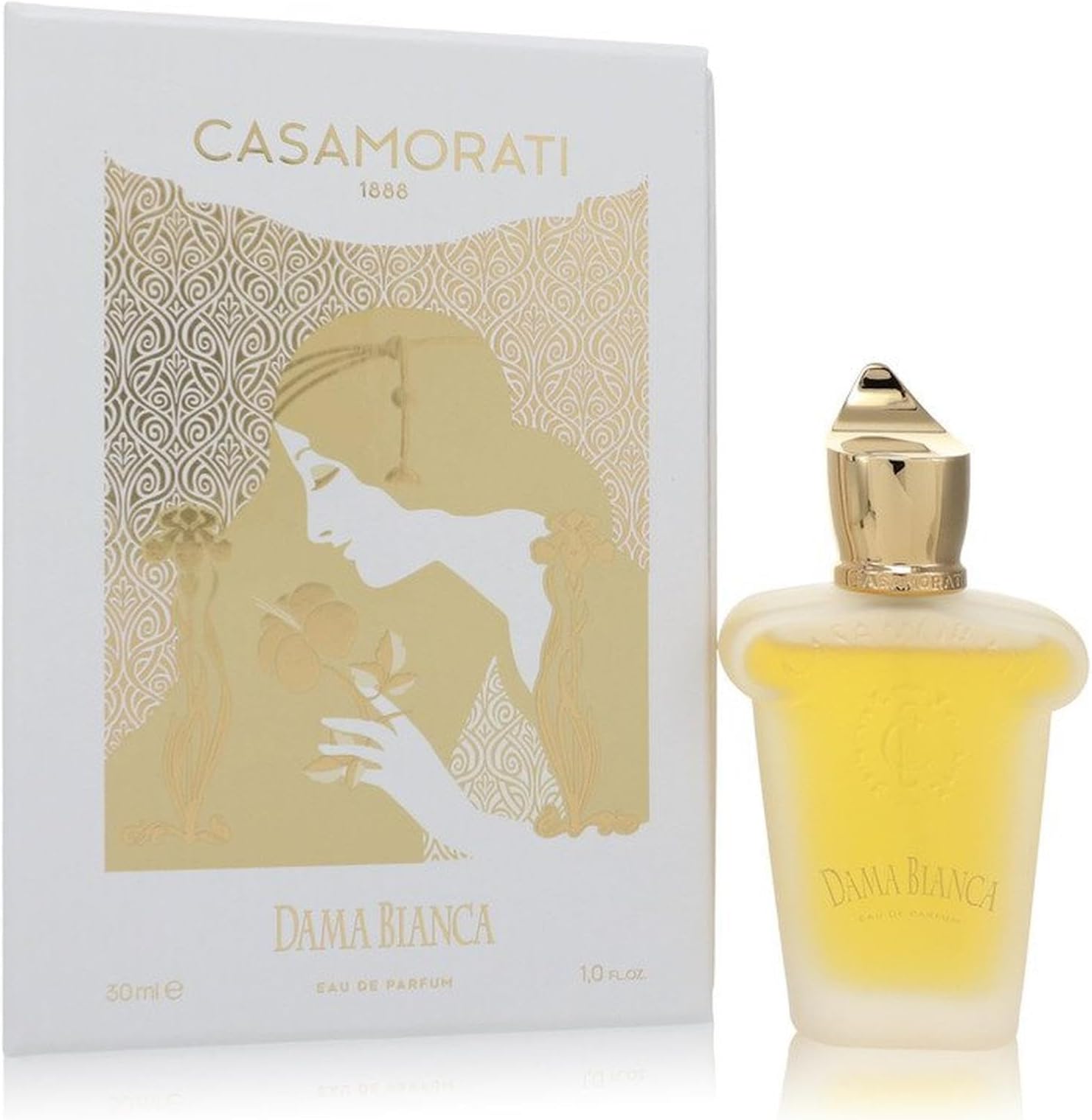 Casamorati Dama Bianca Eau de Parfum 30ml / 1.0 fl oz – Soft Floral Vanilla Musk Fragrance
