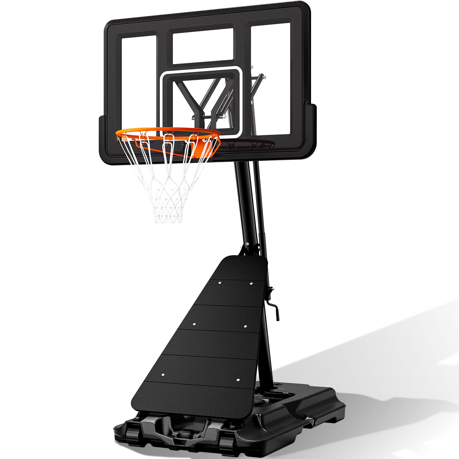 Photo 1 of BACKYARD BLITZ Basketball Hoop, 40&44&48IN Backboard with Portable Wheels