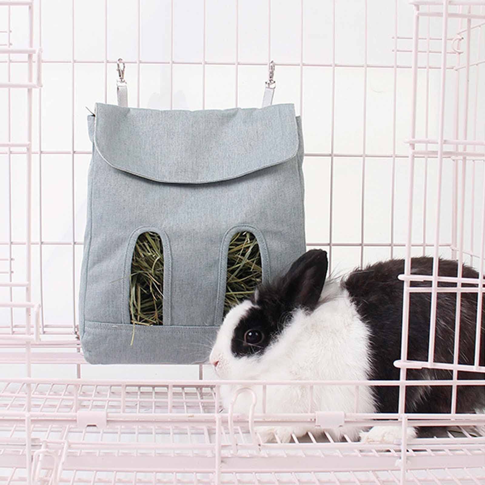 Amazon.co.jp: うさぎ 牧草フィーダー 外付けケージ うさぎ 牧草入れ