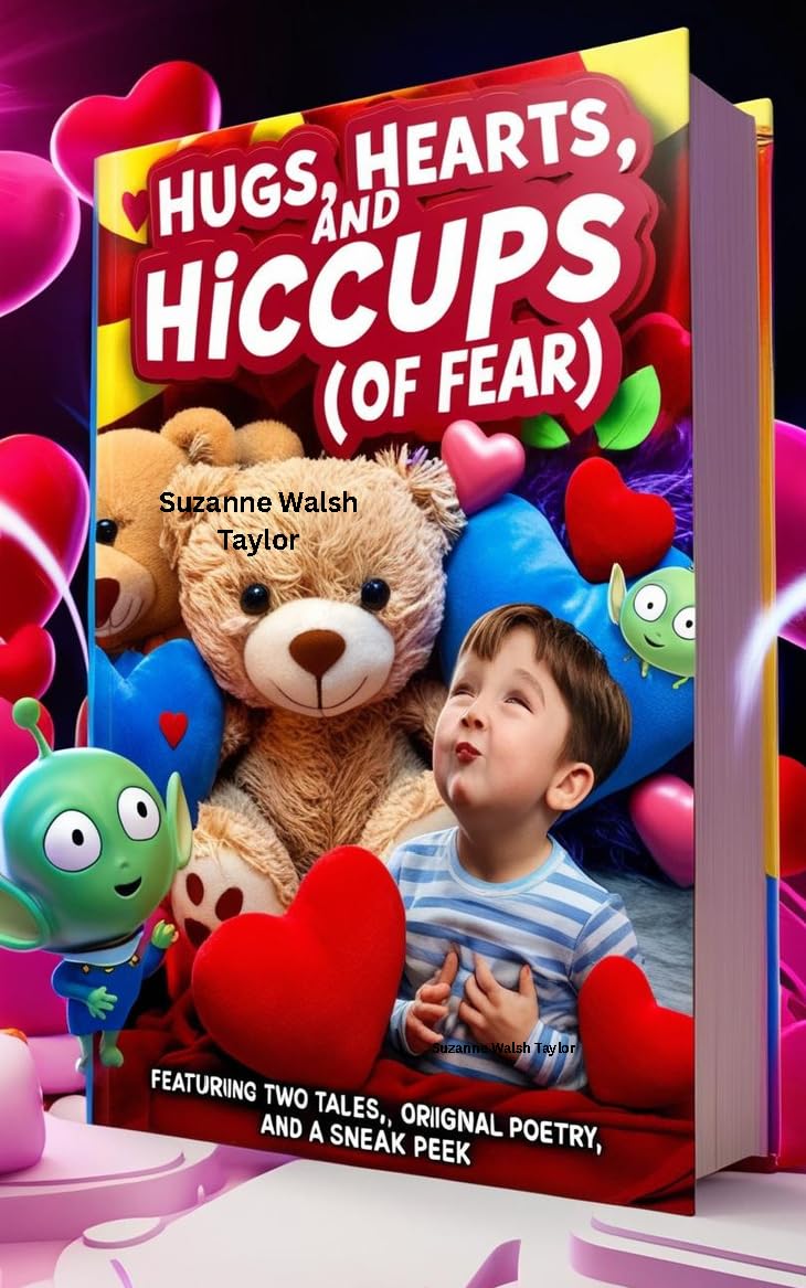 Hugs, Hearts, and Hiccups (of fear): Featuring Two Tales, Original Poetry, and a "Sneak Peek"