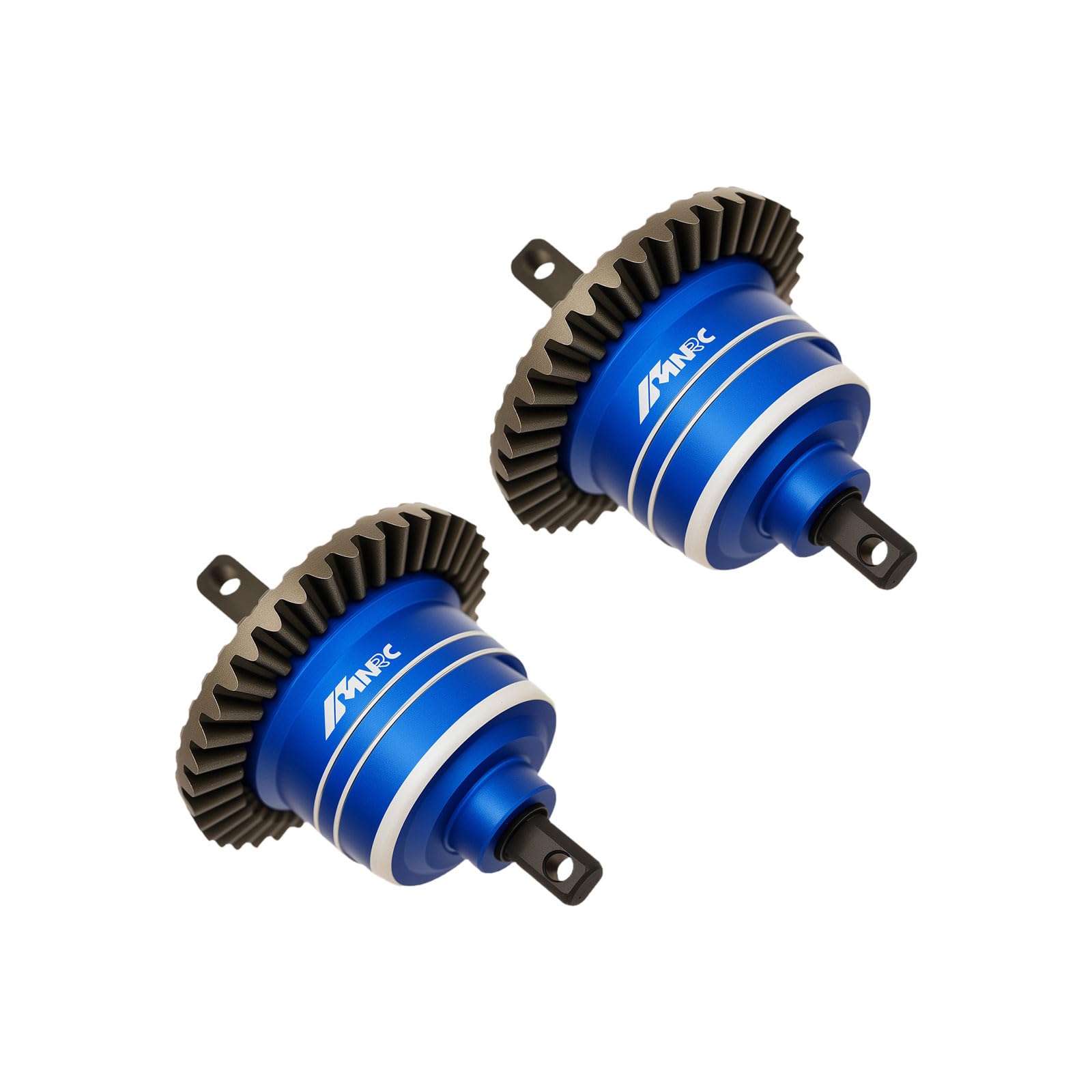 NMNRC Alum 2PCS Front Rear Differential Diff Gear for 1/10 Slash 4x4 Hoss Stampede 4X4 Rustler F-150 4WD VXL Series Upgrades Part