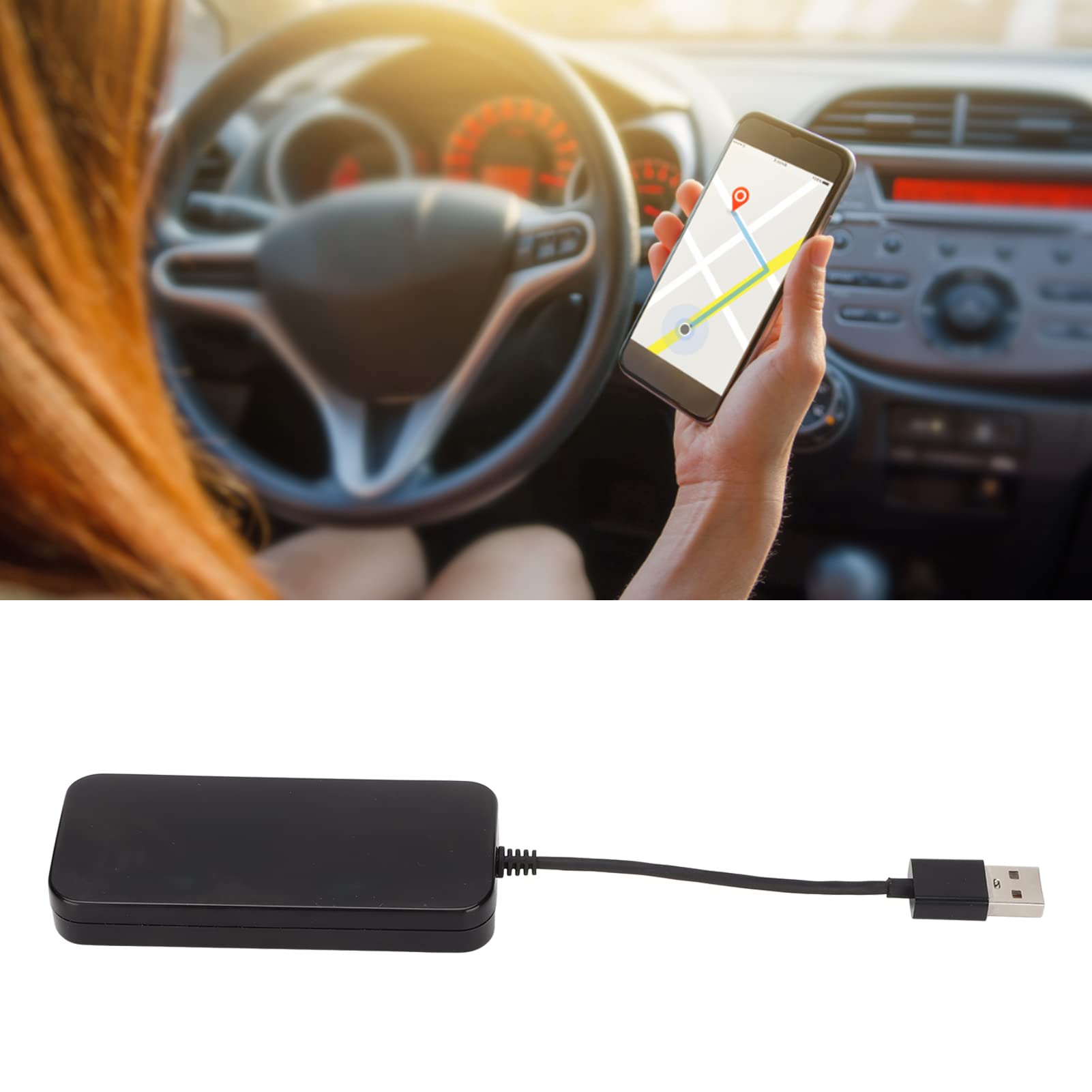 Adaptador Inalámbrico 2.0, Inalámbrico/Adaptador Automático Inalámbrico para Android, Adaptador USB Inalámbrico, Dongle Plug and Play.