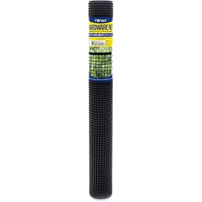 Tenax Garden Netting - Black Plastic Hardware Netting - 3' x 15' - Plastic