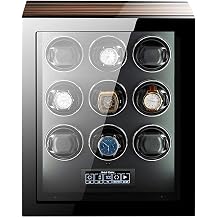 4/6/ 9 Watch Winder for Automatic Watches with LED Backlight LCD Display Touch Screen Display Remote Control for Men Women Gift 6+0