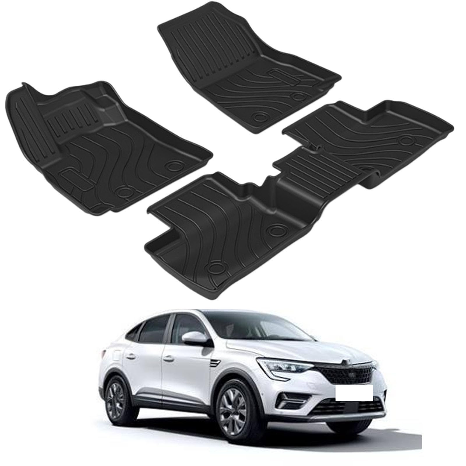 PAPEP Floor Mats for Renault ARKANA 2023 RHD