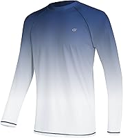 Vista 17 de Camisetas de natación de manga larga para hombres Rashguard UPF 50+ Camisa de protección solar UV Atlética Entrenamiento Correr Senderismo Camiseta