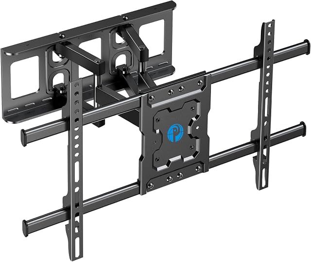 Pipishell TV Wall Bracket for Most 35-75 Inch LED LCD OLED Flat Curved TVs, Swivels Tilt TV Bracket with Max VESA 600x400mm, Hold Up to 60kg
