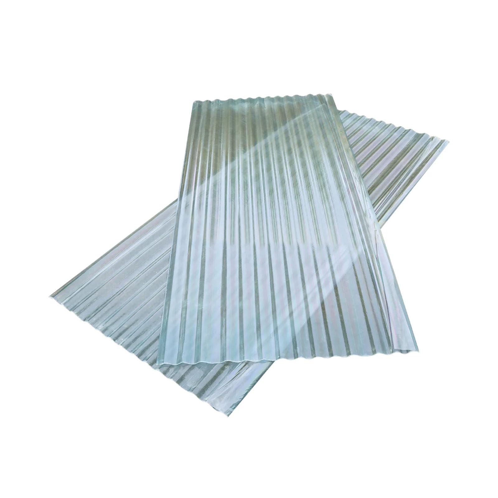 1mm Hojas De Techo Corrugado,2/4/6/8/10/12/15pcs Panel Para Tejado Transparente,FRP Con Resistencia A Los Rayos UV,Chapa Ondulada Para Invernaderos Prueba De Lluvia (0.9×0.9m,4pcs)