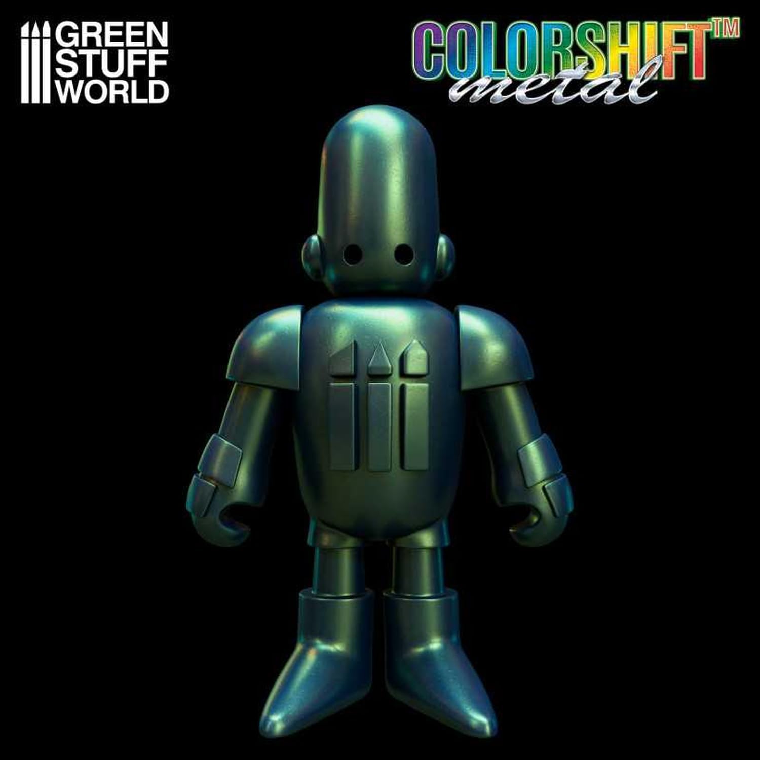 Green Stuff World - Chameleon Metal Paint Storm Surge Green 1554 for Models and Miniatures