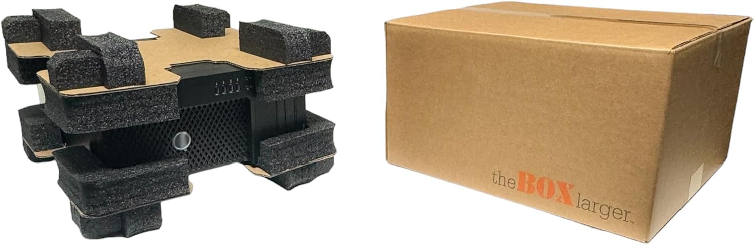EPE USA Universal Desktop Computer Tower Shipping Box | Double Wall Box | Secure and Protective PC Computer Shipping Box | theBOXlarger