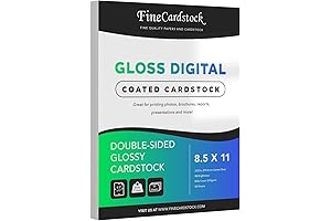 Double-Sided Heavyweight Gloss Digital C2S Cardstock