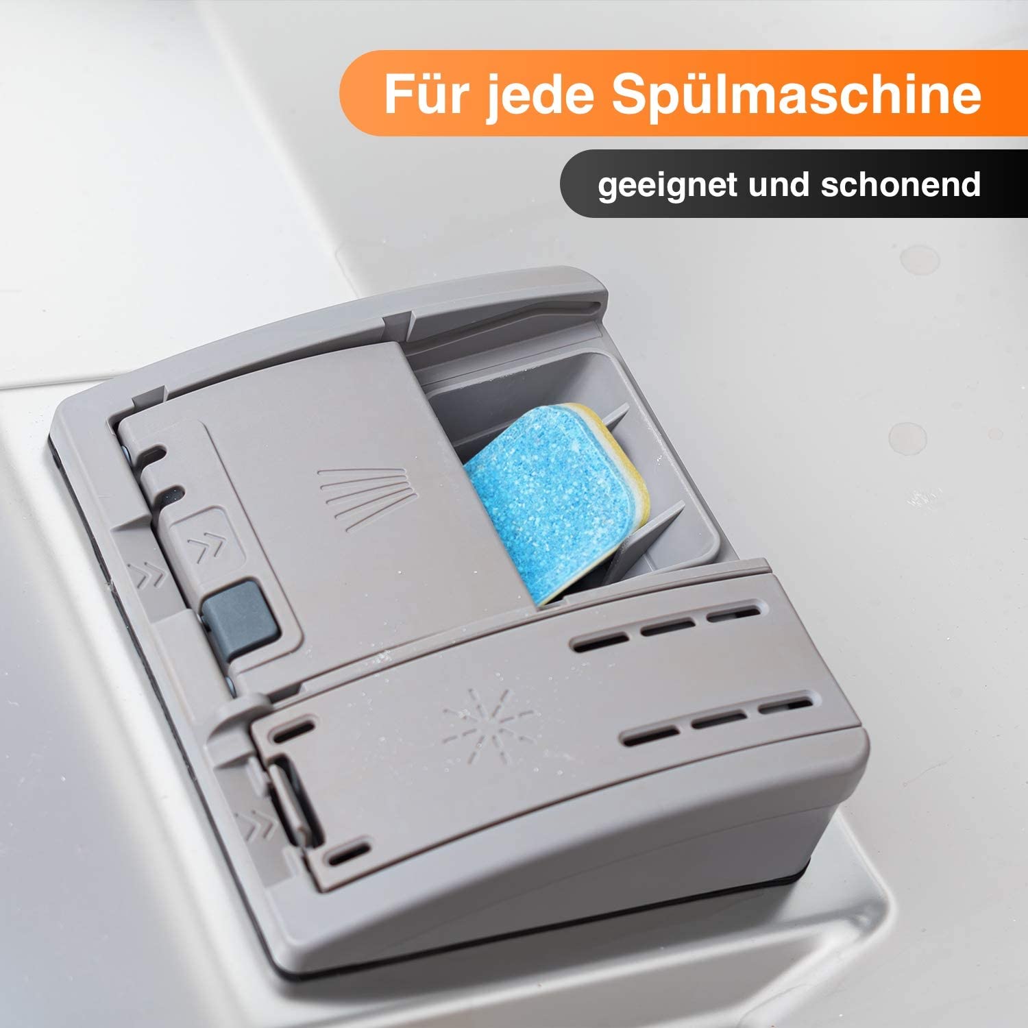 RedFOX24 Premium Spülmaschinen Tabs, 10 KG Karton | Wasserlösliche Folie, 12 verschiedene Funktionen, 1Kg/3,99€