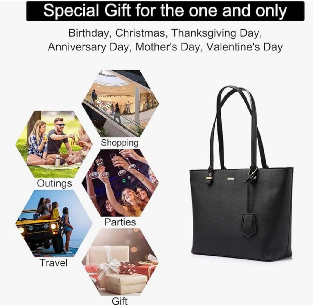 Shoulder bag, Crossbody Bag & Wristlet Wallet(Set of 3-Pure Black) Synthetic Leather Zipper Bag. (Pure Black)