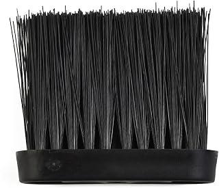 Plastic Handle Replacement Broom With Hearth Brush Head Refill For Fireplace Tools, Designed To Replace Worn Fireplace Brush Parts(S)