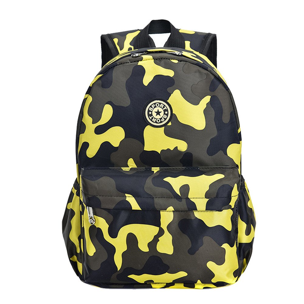 VIDOSCLA Camo Backpacks for Elementary Primary Students Schoolbag Boys Casual Daypack for Kids