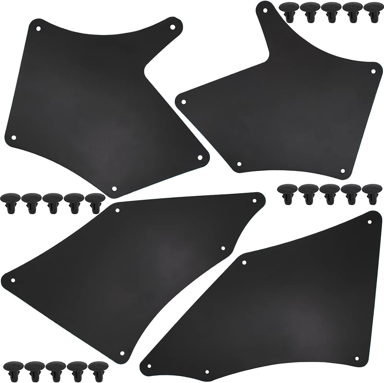 mudflaps Front Rear Mud Flaps Splash Guards Mudflap Mudguards Fender Liners Shield Apron Seals for Toyota for Tacoma 2005-2023