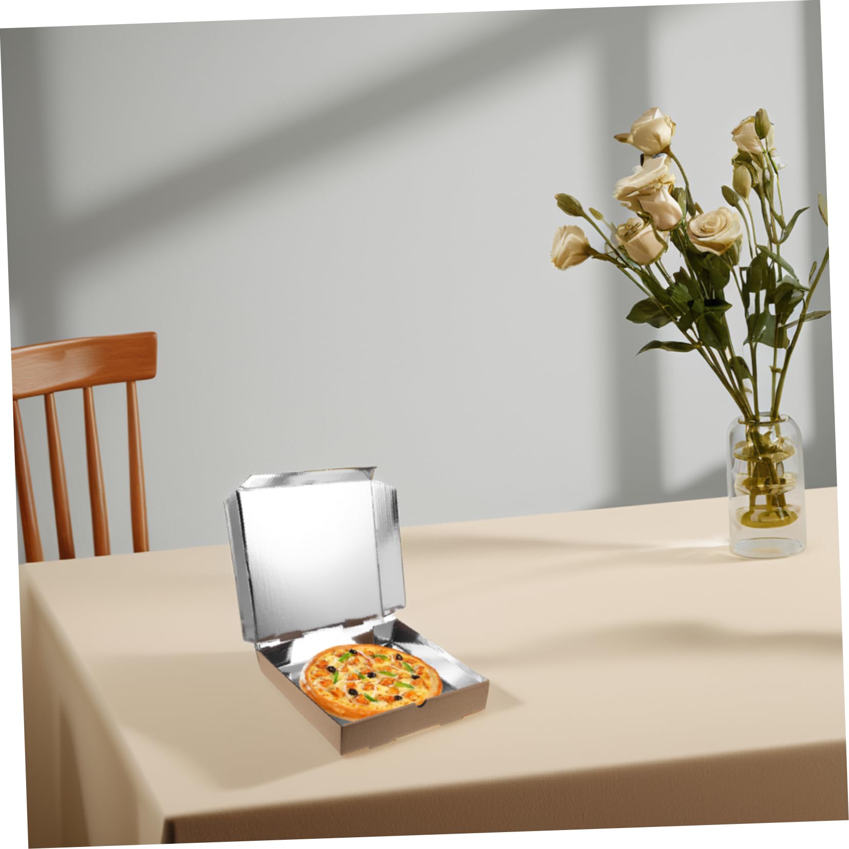 10 Sztuk Izolowanych Pudełek Na Pizzę Przechowywanie Pojemnik Do Wyrastania Na Pizzę Pojemnik Na Pizzę Pojemnik Do Przechowywania Kawałków Pudełka Na