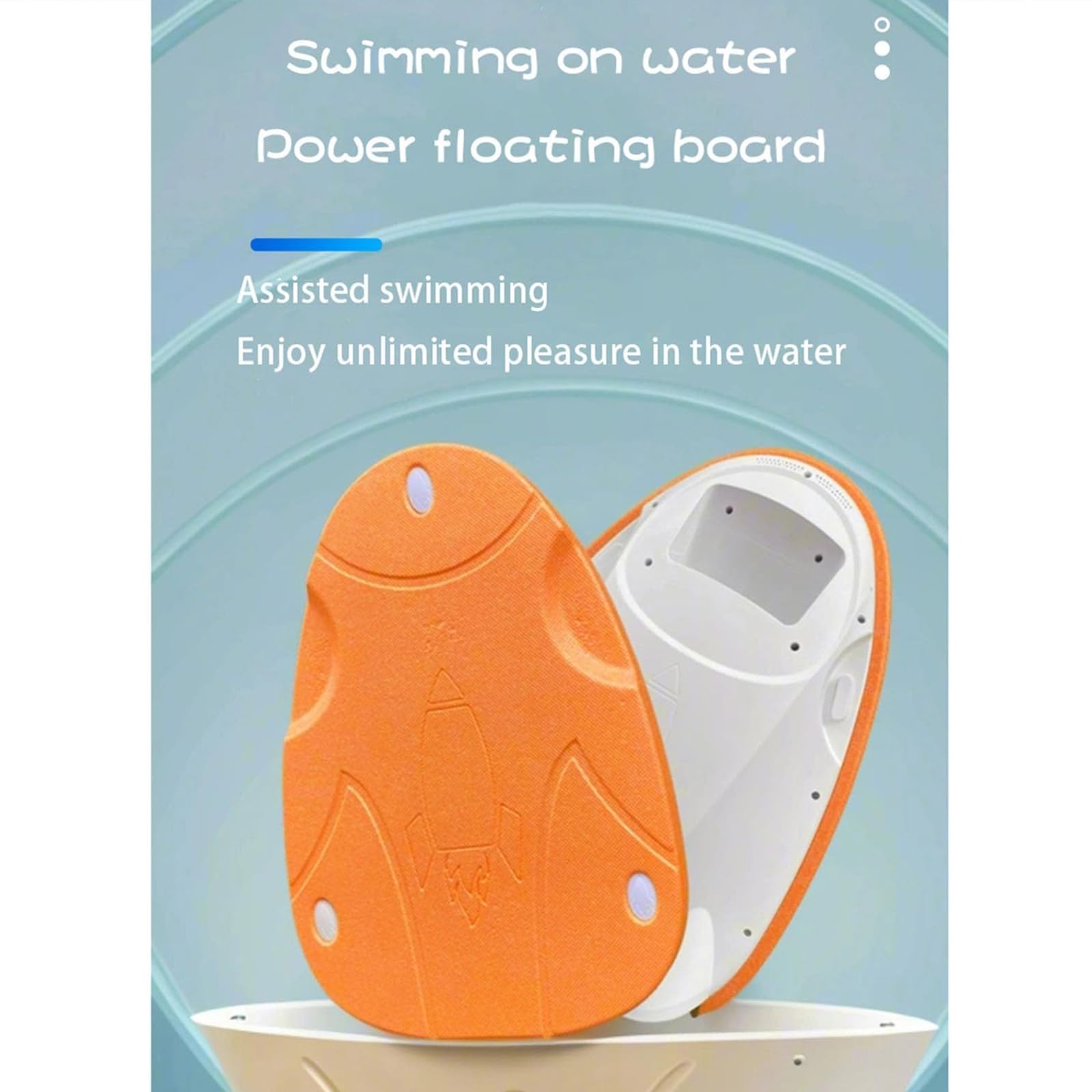 Scooter submarino eléctrico de 300W, tablero de flotabilidad de agua recargable 60000mAh, ayuda de natación impermeable IP68 para piscinas, snorkel, buceo y aventuras oceánicas, control portátil y fác