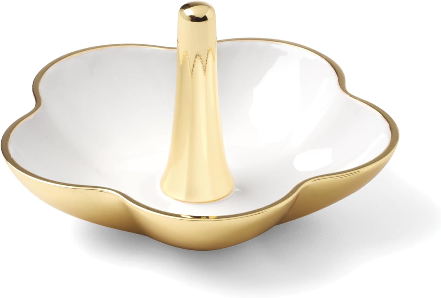 kate spade new york Make It Pop Metal Ring Dish, White