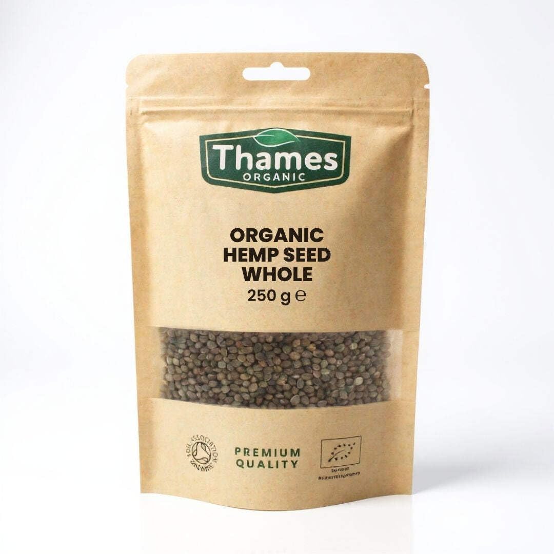 Organic Hemp Seed - Whole, Hulled/Shelled 250g