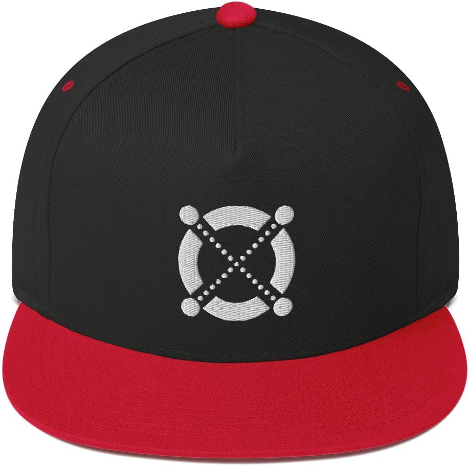 Hogue WS LLC Elrond Hat (Embroidered Flat Bill Snapback Cap) EGLD Crypto
