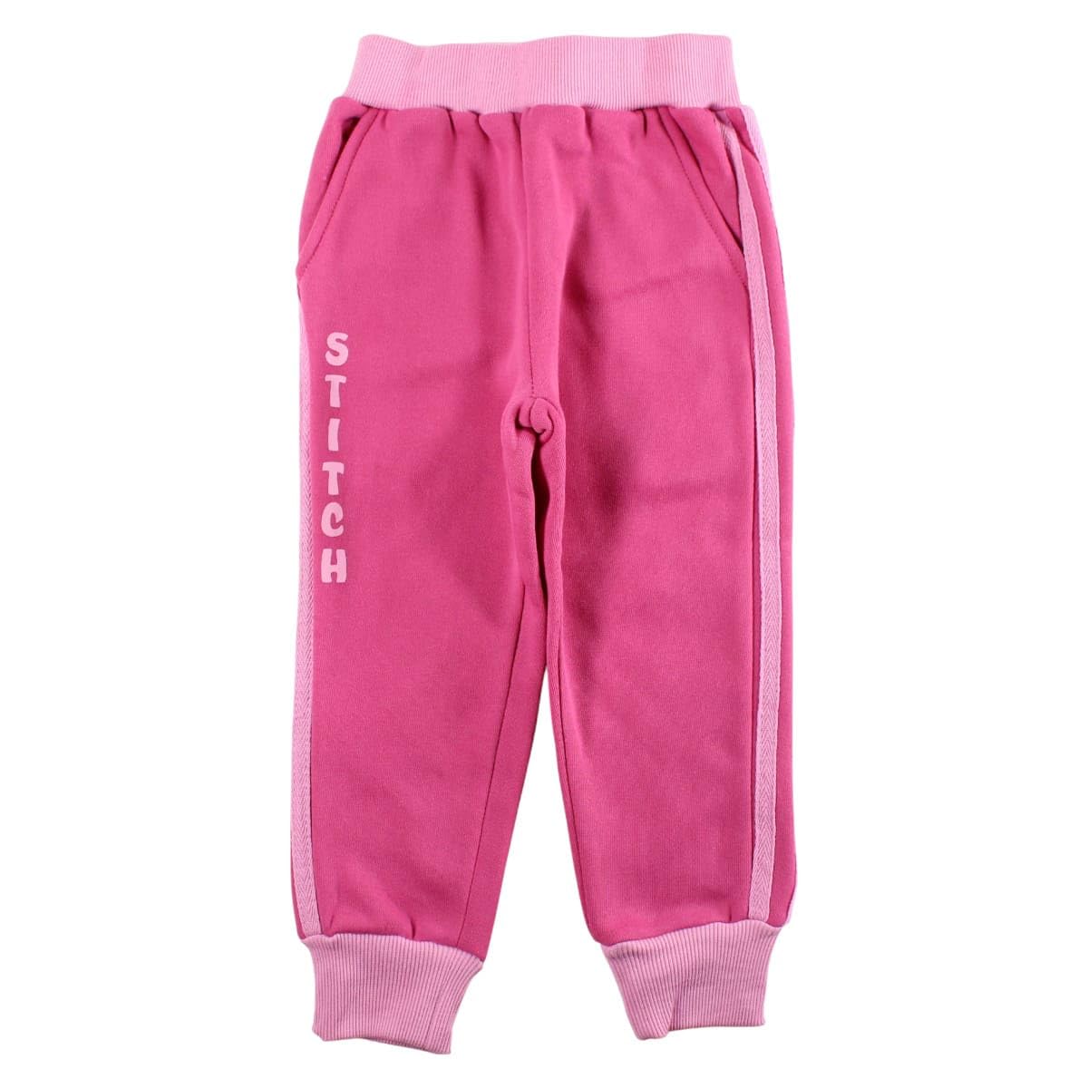 Disney Stitch – Tuta Bambina in Cotone o Viscosa | Completo Casual con Felpa Girocollo e Pantaloni Morbidi | 3 Modelli Colorati – Comfort e Stile per il Tempo Libero