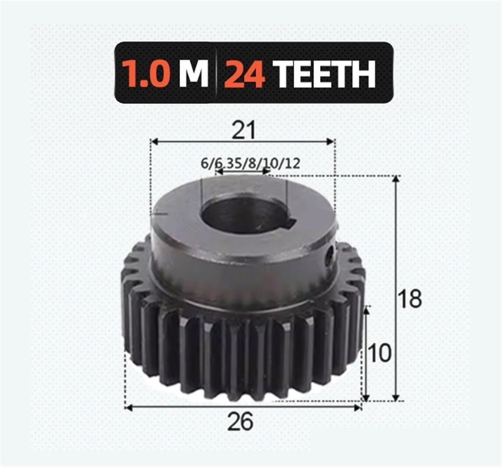 Bevel Gear Pinion Hardware Mechanical 24 25 26 27 28 29 30 31 32 33 34 35 Teeth 1 Module 1M Bore 3.14mm Pitch Steel Metal Straight Flat Pinion Wheel Spur Gear(2Pieces 28 Teeth)
