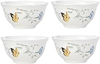 Vista 45 de Lenox Butterfly Meadow 817046 - Juego de 6 platos para aperitivos, 3.05 libras