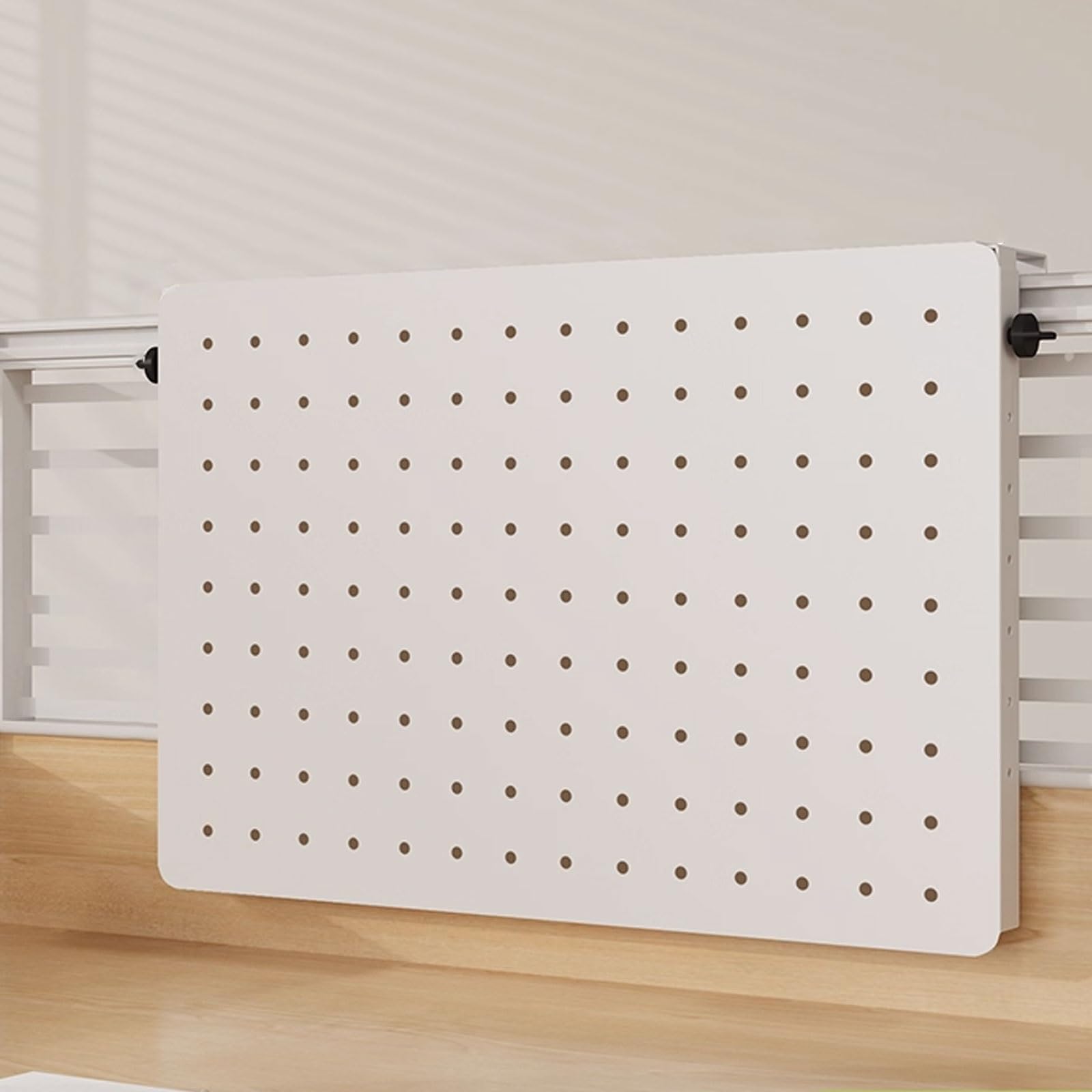 OWOHYG Desk Pegboard Desktop Bookshelf Organizer Rack Suspended Type Steel Material Double Screw Fixing Can Be Fixed To 3Cm Boards Multipurpose Desktop Shelf For Dorm Office Home.60 * 40cm