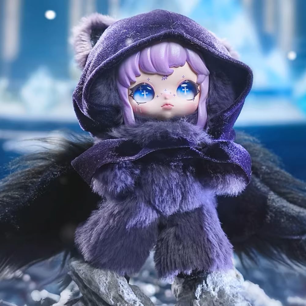 niannyyhouse Plüschpuppe Blind Box, Snow Trace Whispers Serie, 16,8 cm, gefüllte Plüschfiguren, niedliche Sammlerstück-Geschenke (1 Stück)