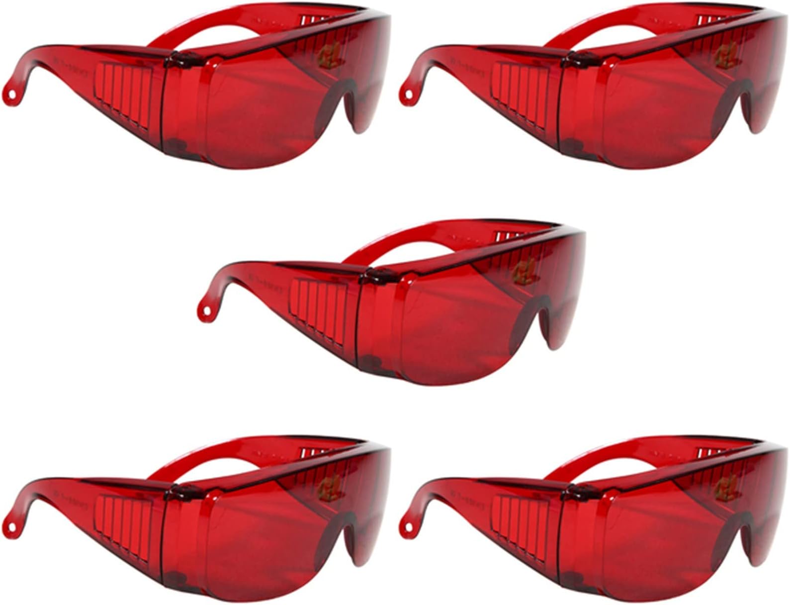 5PCS Dental Lab Safety Glasses Dental Eyewear, for Teeth Whitening Light Anti-Fog Safety Goggles Eye Shield Safety Glasses LED Protective Goggle