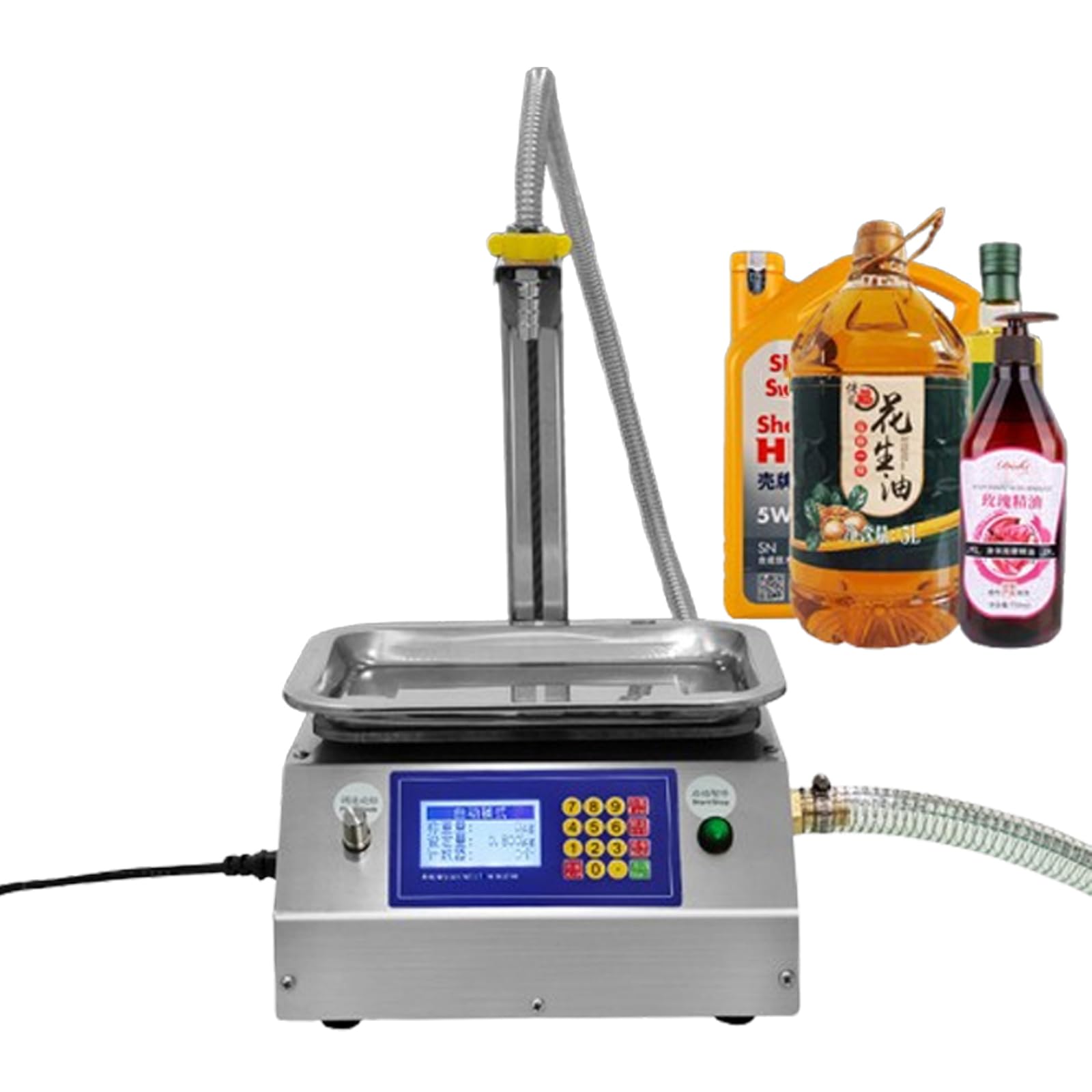 Máquina de llenado de botellas digital de acero inoxidable contra el goteo de miel