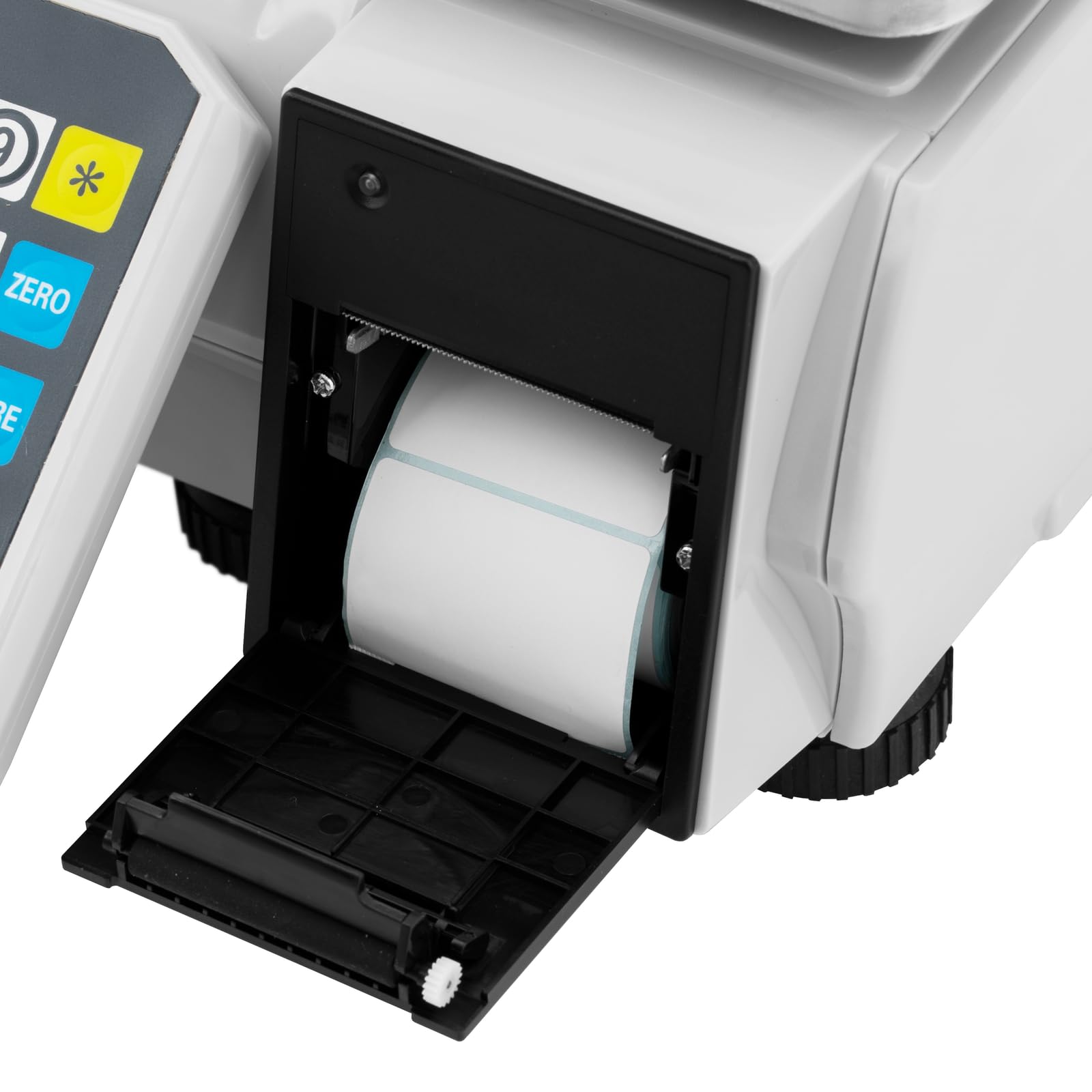 Steinberg Systems SBS-EBS-101 Selezionatrice ponderale 30 kg / 15 g Calcolo del prezzo e stampante di etichette Display LC Bilancia da banco con stampante etichette