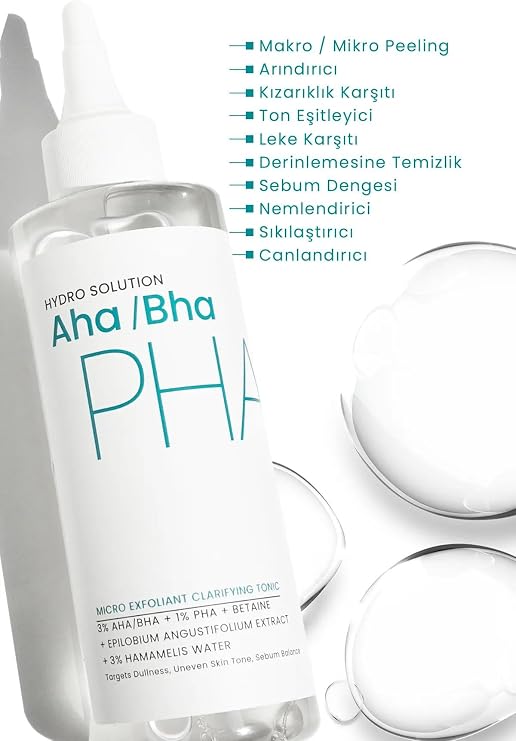 PROCSIN HYDRO SOLUTION AHA/BHA and PHA Micro Peeling Cleansing Skin Tone Synchronizer Tonic 200 Ml