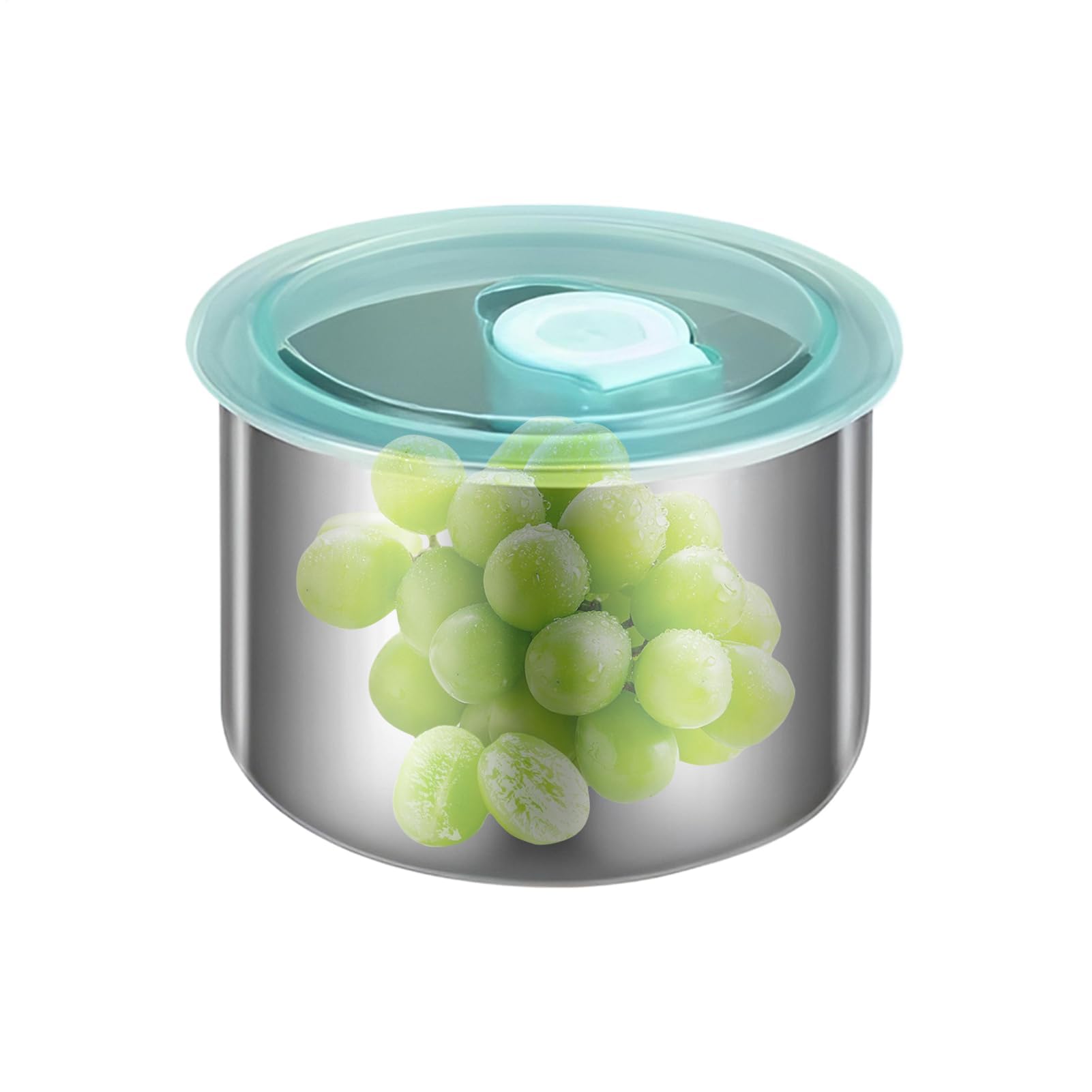Contenitori per snack in acciaio inox con coperchio, a prova di perdite, organizer per frutta, per escursionisti, scuola, famiglie, cuochi, genitori, ufficio, camper, ristorante, dispensa, picnic