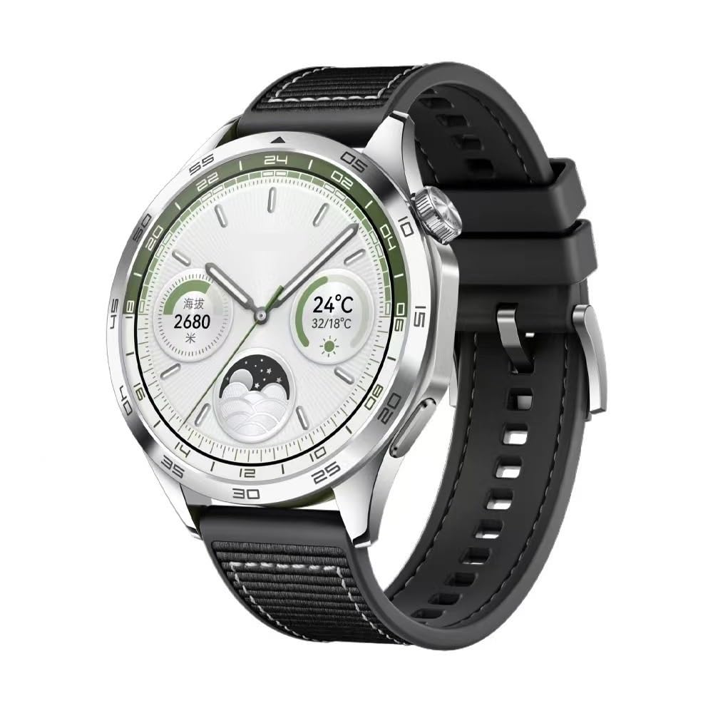 Bracelet tressé en silicone 22mm SERDAS pour Huawei Watch GT5 Pro 46mm et GT4 - 6