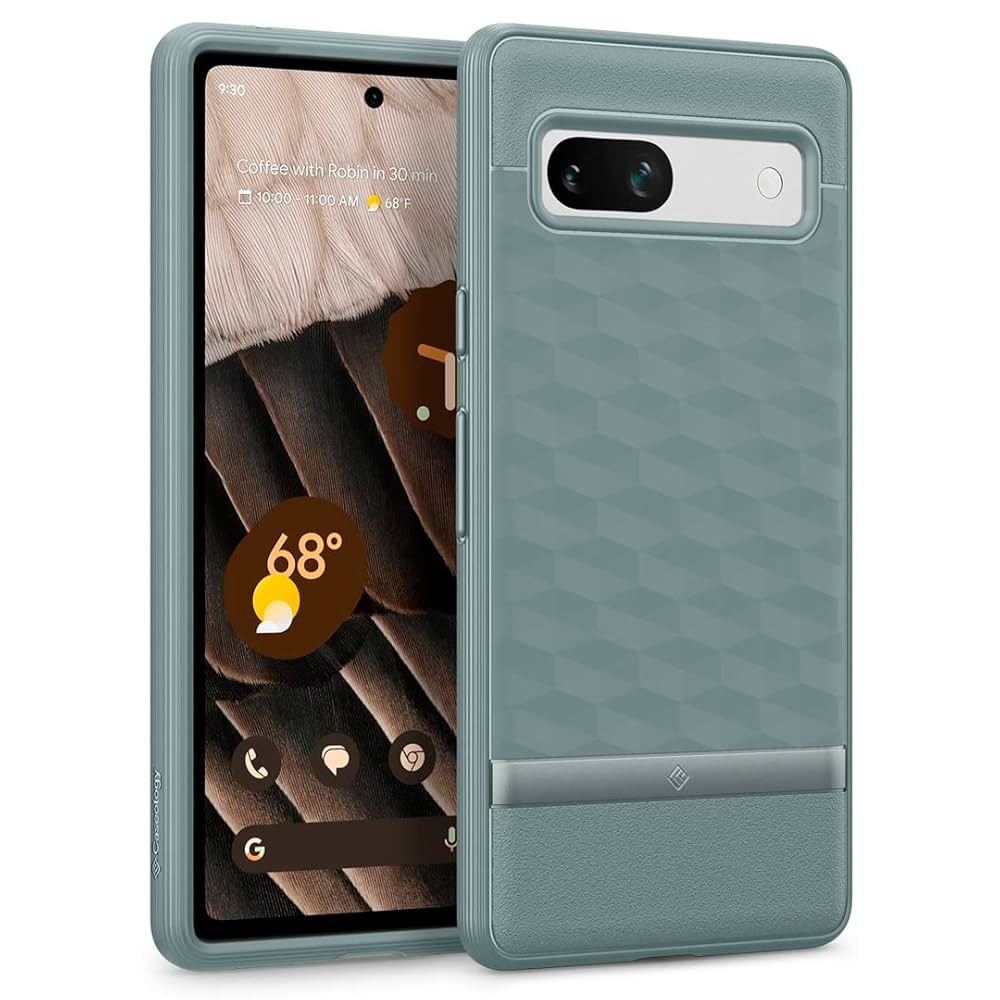 Caseology Parallax for Google Pixel 7a Case, 3D Hexa Cube